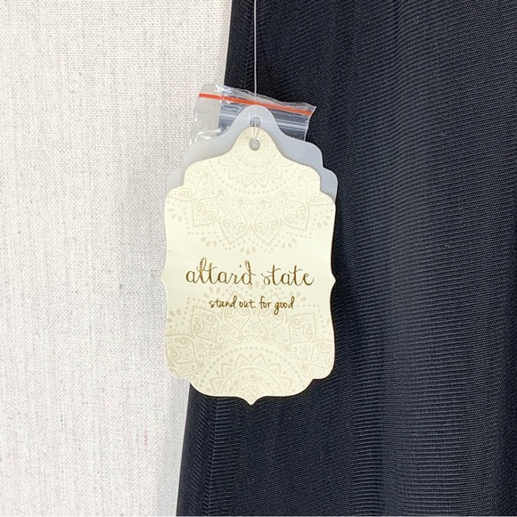 Altar’d State~NWT~Sleeveless Mini Shift Dress‎ w/ Crochet Accents~Black~Sz S - Picture 8 of 12